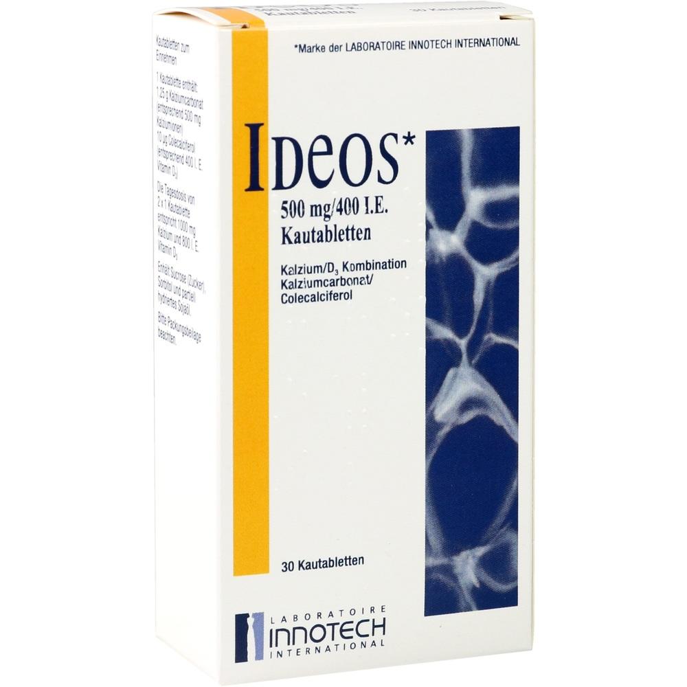 IDEOS 500 mg/400 I.E. Kautabletten 30 St Kautabletten