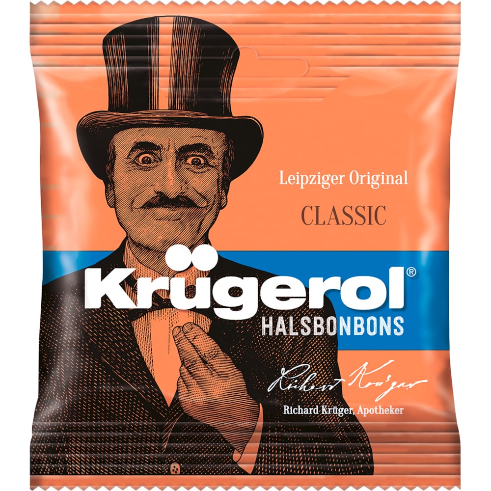 Krügerol Halsbonbons Zuckerhaltig 50 g Bonbons