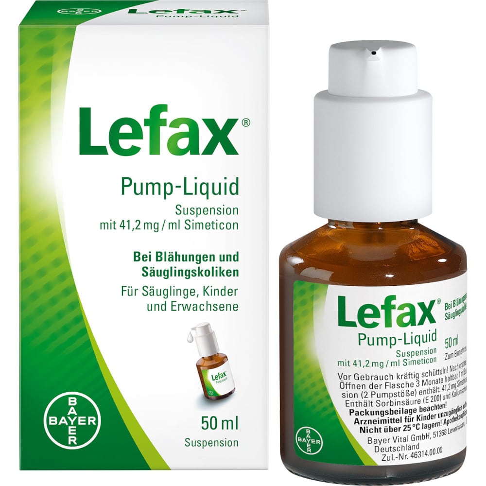 Lefax Pump-Liquid Suspension 50 ml Pumplösung