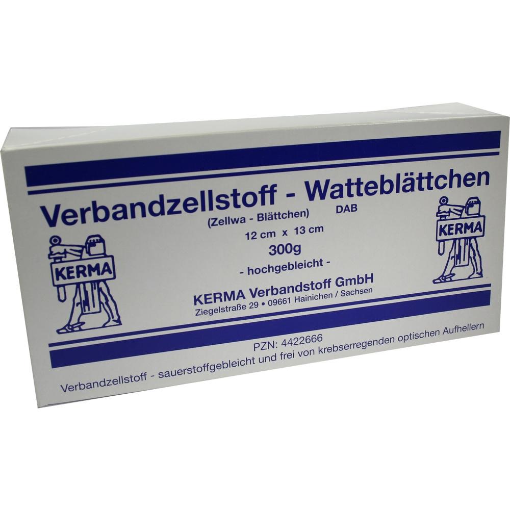 VERBANDZELLSTOFF WATTEBLÄTTCHEN hochgebl.12x13 cm 300 g