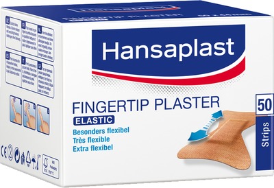 Hansaplast FINGERKUPPEN PFLASTER ELASTIC 50x44mm 50 St Pflaster