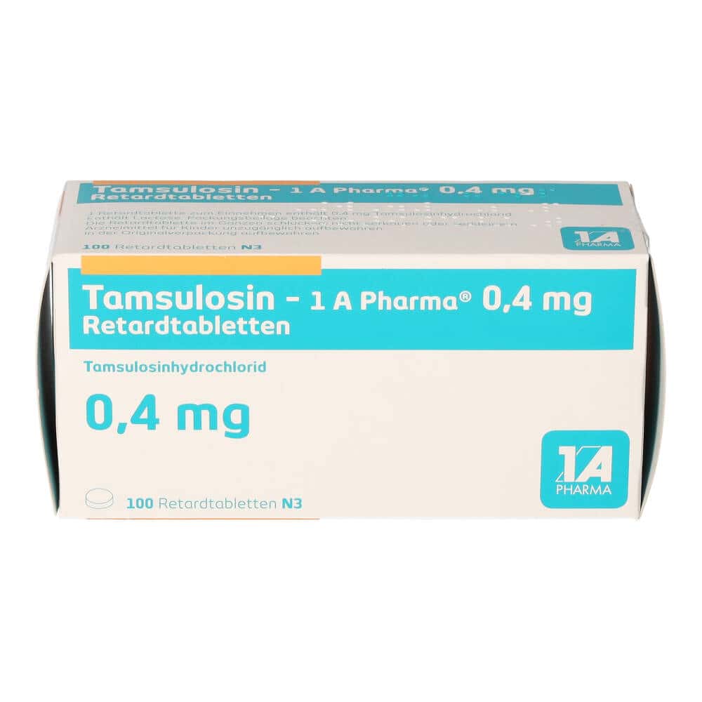 Tamsulosin 1A Pharma 0,4 mg Retardtabletten 100 St Retard-Tabletten