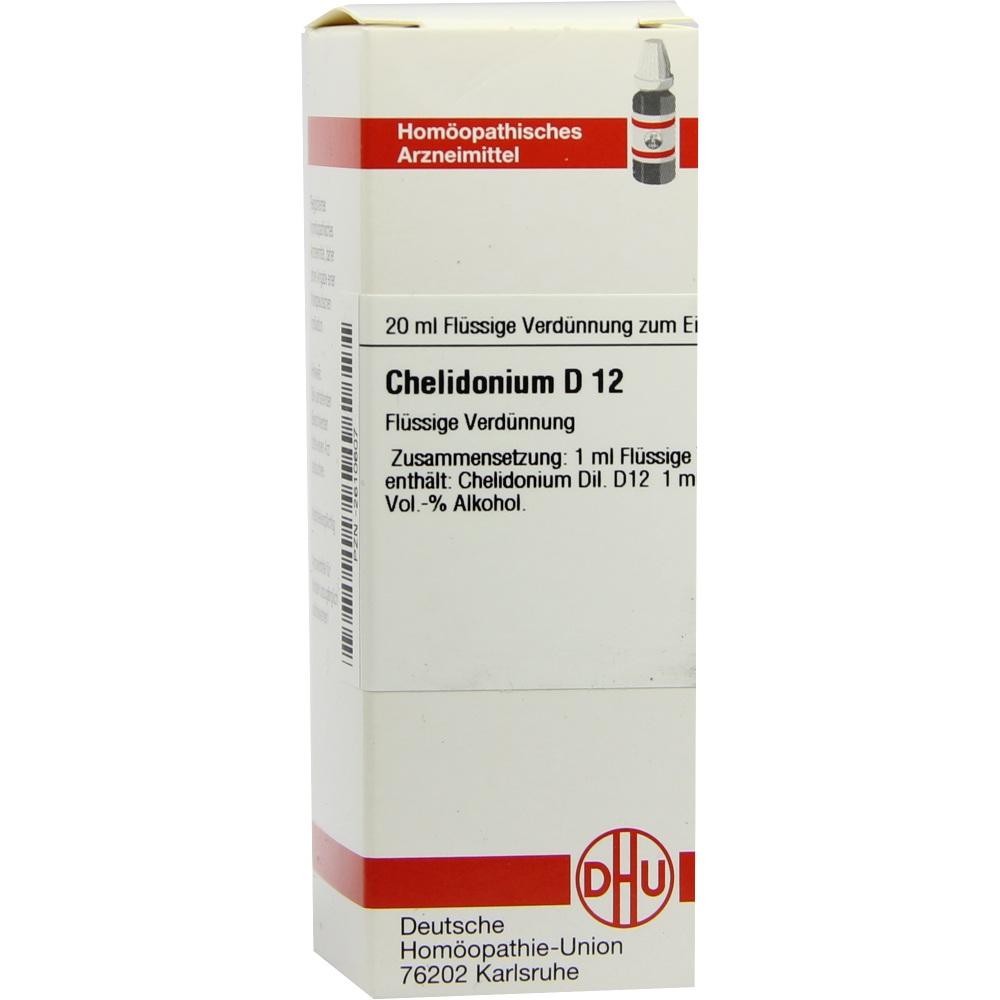 CHELIDONIUM D 12 Dilution 20 ml Dilution