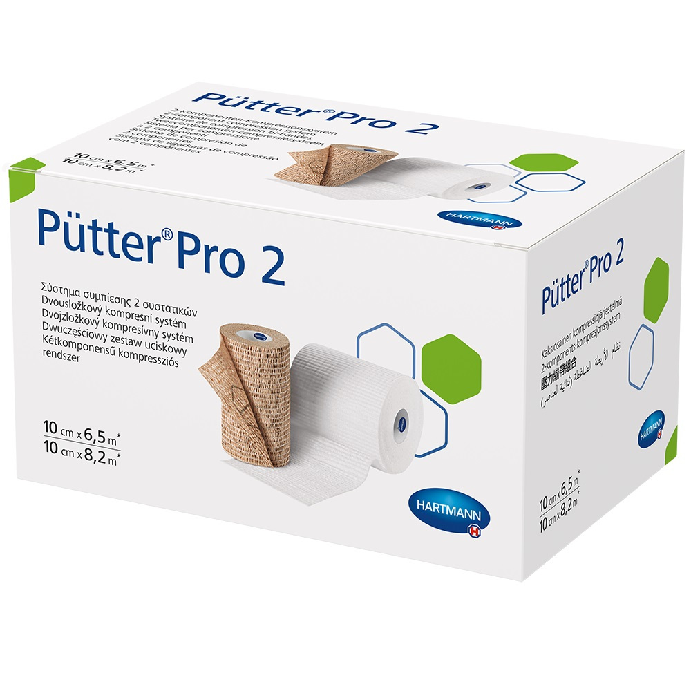 PÜTTERPRO 2 2-Komponenten-Kompressionssystem 10 cm 2 St Binden 2 St