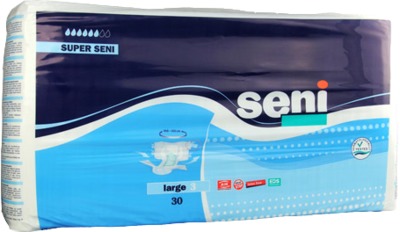 SUPER SENI Gr.3 L Inkontinenzhose f.Erw. 30 St