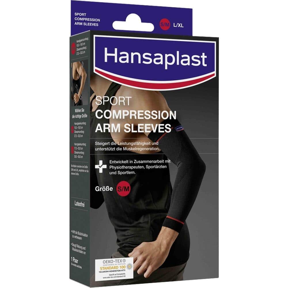 Hansaplast SPORT COMPRESSION ARM SLEEVES Größe M   2 St Bandage