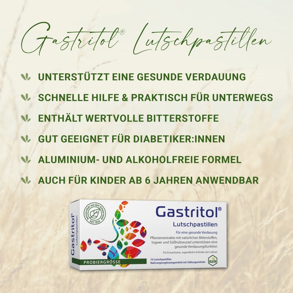 Gastritol Lutschpastillen 10 St Lutschpastillen