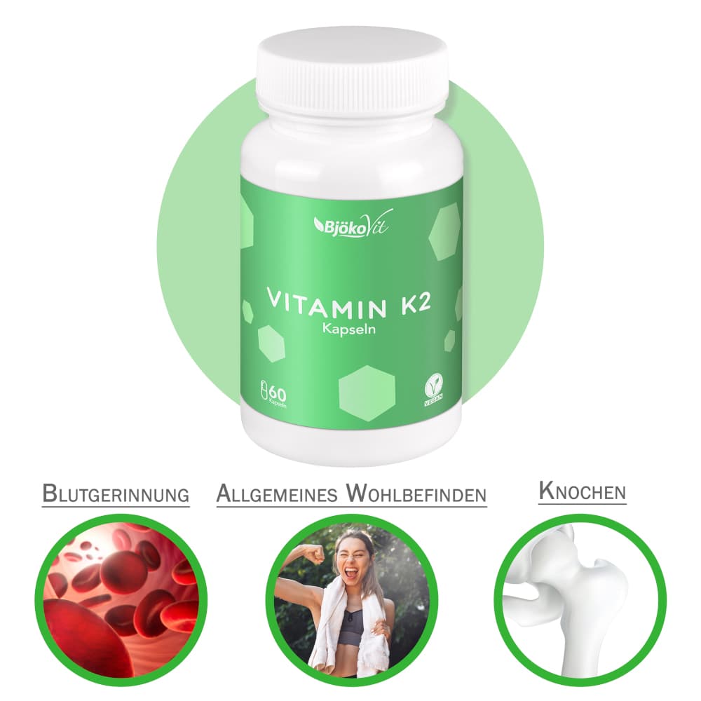VITAMIN K2 MK7 all-trans vegan Kapseln  60 St Kapseln