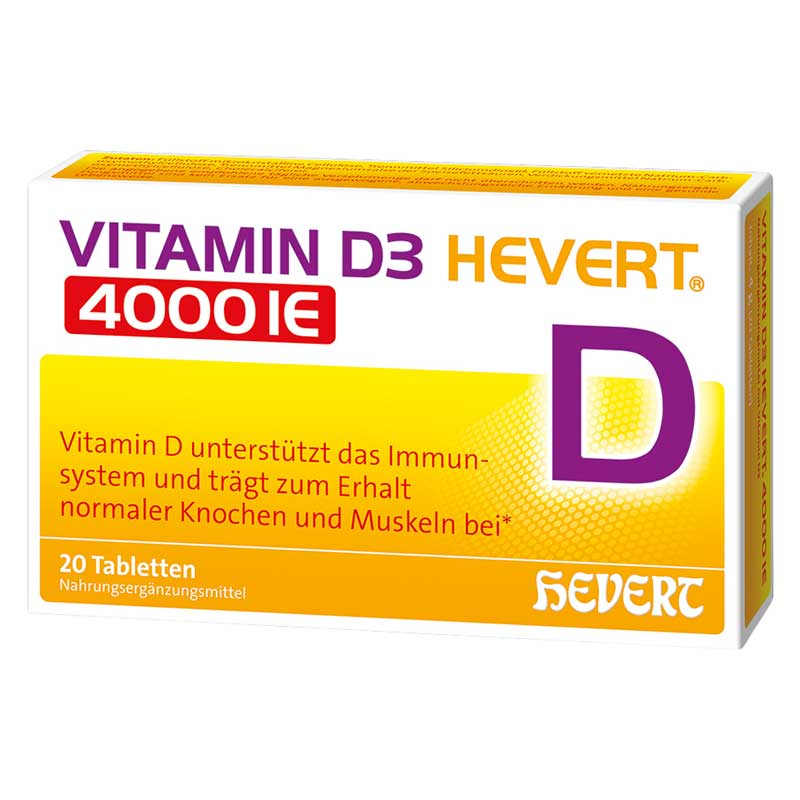 Vitamin D3 Hevert 4000 I.E