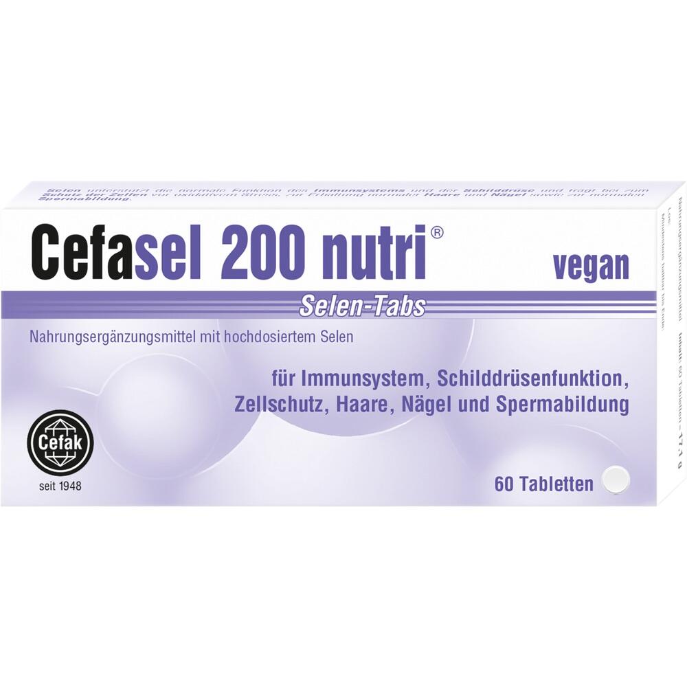 Cefasel 200 nutri Selen-Tabs 60 St Tabletten