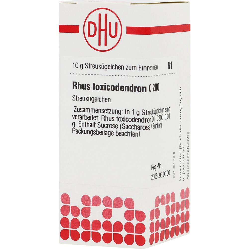 RHUS TOXICODENDRON C 200 Globuli 10 g Globuli