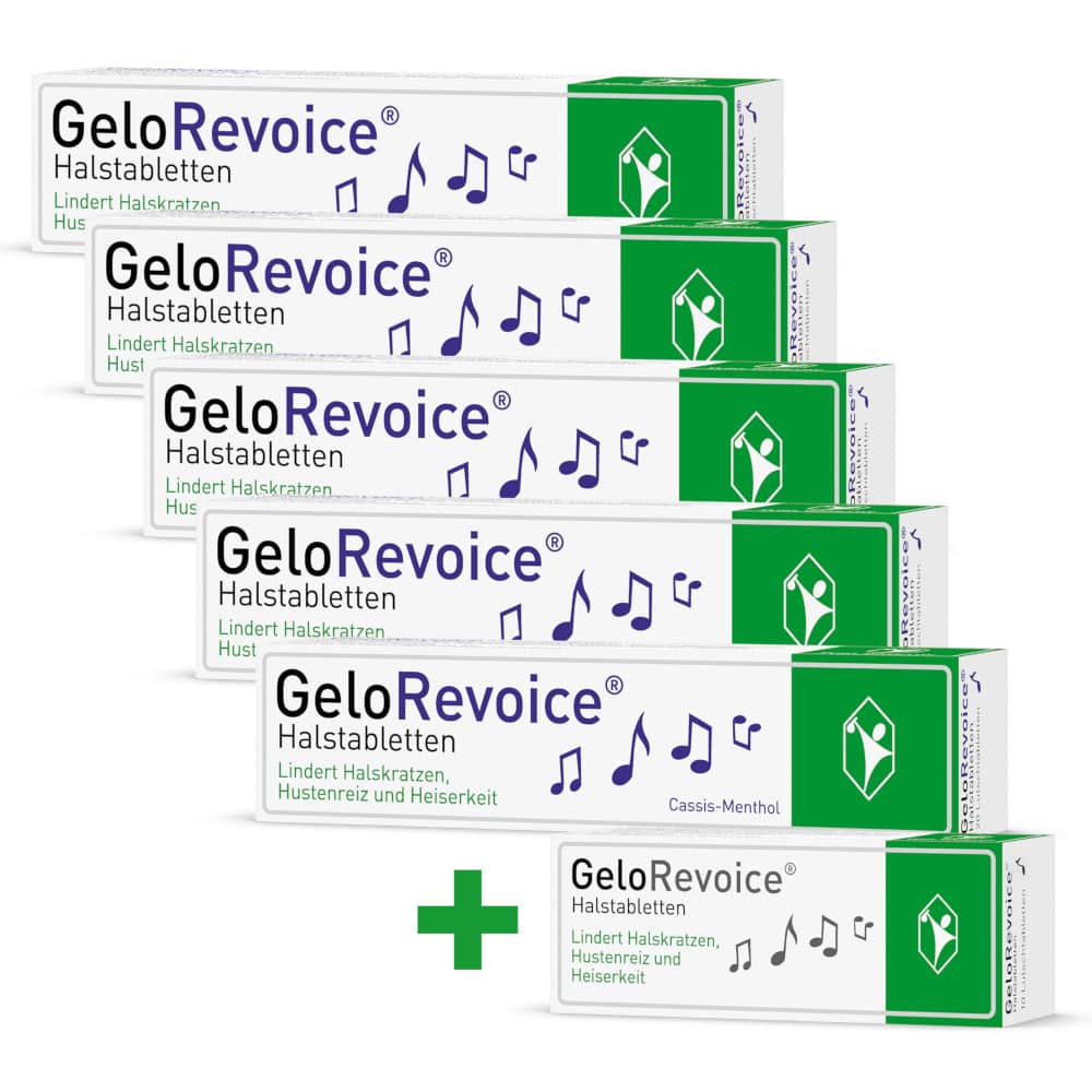 GeloRevoice Cassis-Menthol 5er Set 5X20 St Lutschtabletten