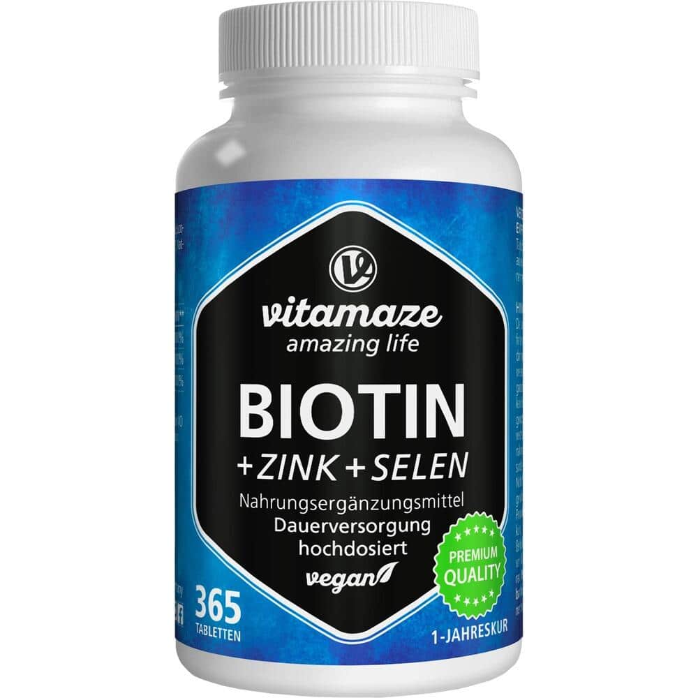 vitamaze BIOTIN + Zink + Selen 365 St Tabletten