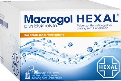 Macrogol HEXAL plus Elektrolyte 100 St Pulver zur Herstellung einer Lösung zum Einnehmen