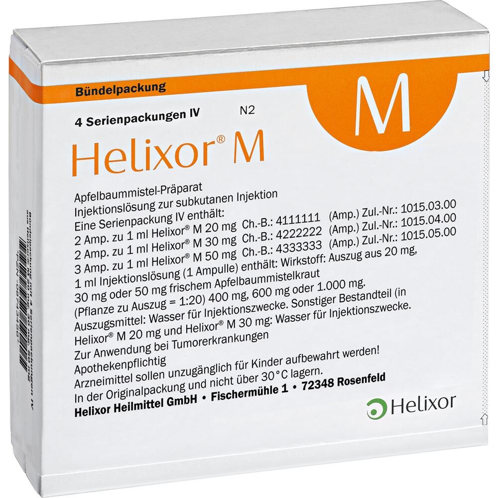 HELIXOR M Serienpackung IV Ampullen 4X7 St Ampullen