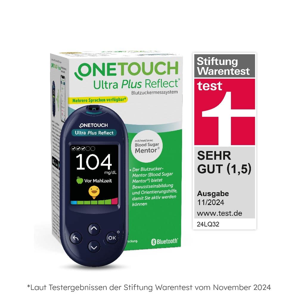 ONETOUCH Ultra Plus Reflect Plus Diabetes Start-Set mg/dL 1 Sparset