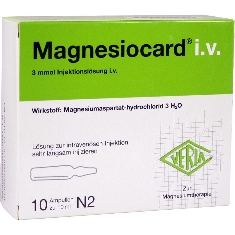MAGNESIOCARD i.v. Injektionslösung 10X10 ml Injektionslösung