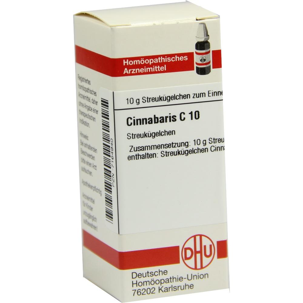 CINNABARIS C 10 Globuli 10 g Globuli