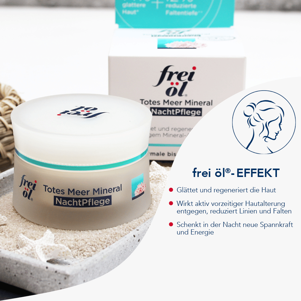 FREI ÖL Totes Meer Mineral NachtPflege 50 ml Nachtcreme