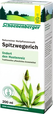 Schoenenberger Naturreiner Heilpflanzensaft Spitzwegerich 200 ml Saft