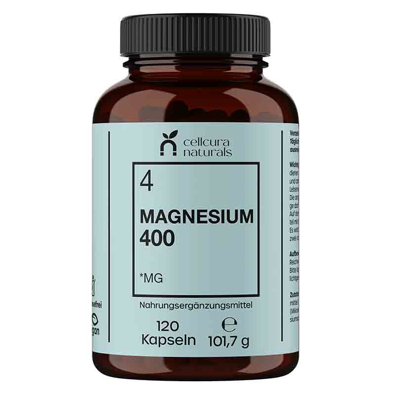 cellcura naturals MAGNESIUM 400 120 St Kapseln