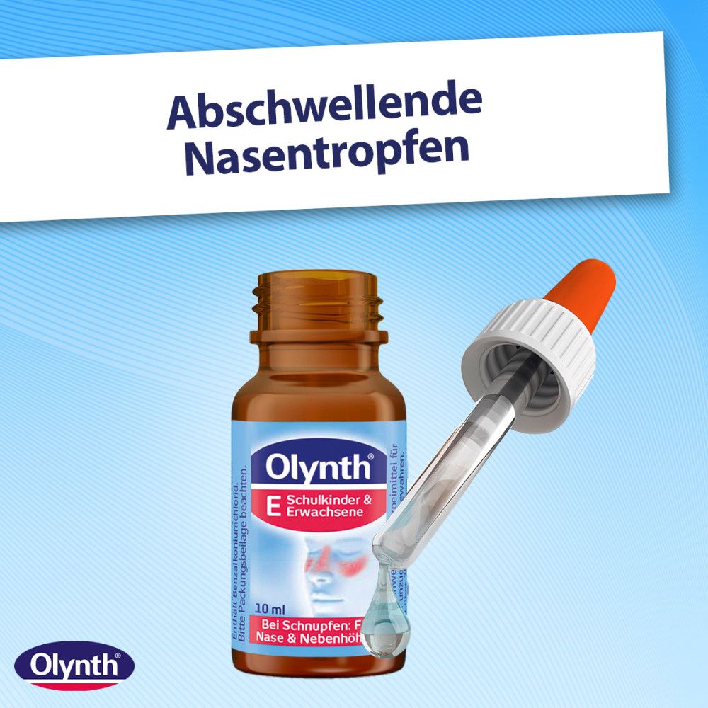 Olynth 0,1% 10ml Schnupfen Lösung für Kinder ab 6 J. & Erwachsene