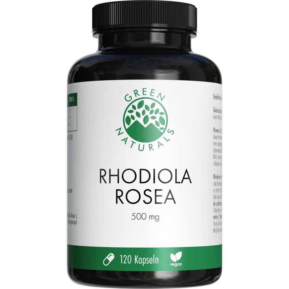 GREEN NATURALS Rhodiola Rosea500 mg 120 St Kapseln
