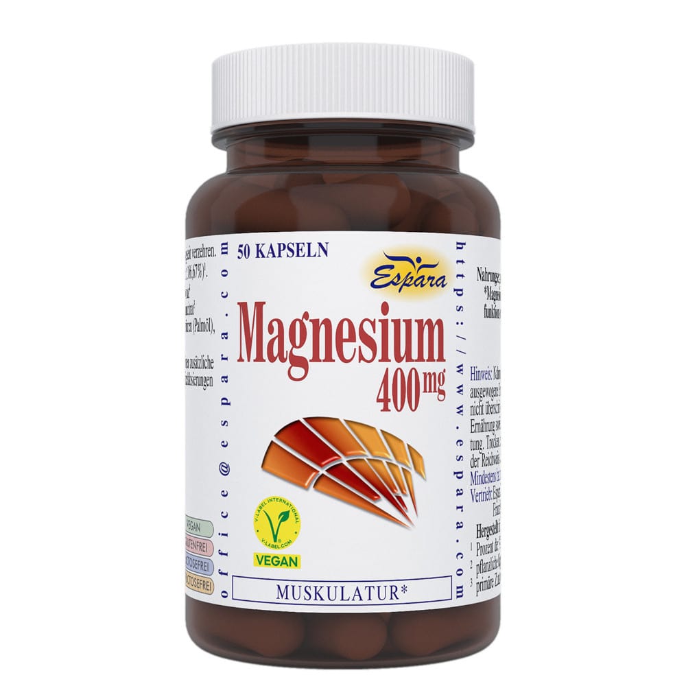 Espara Magnesium 400mg 50 St Kapseln