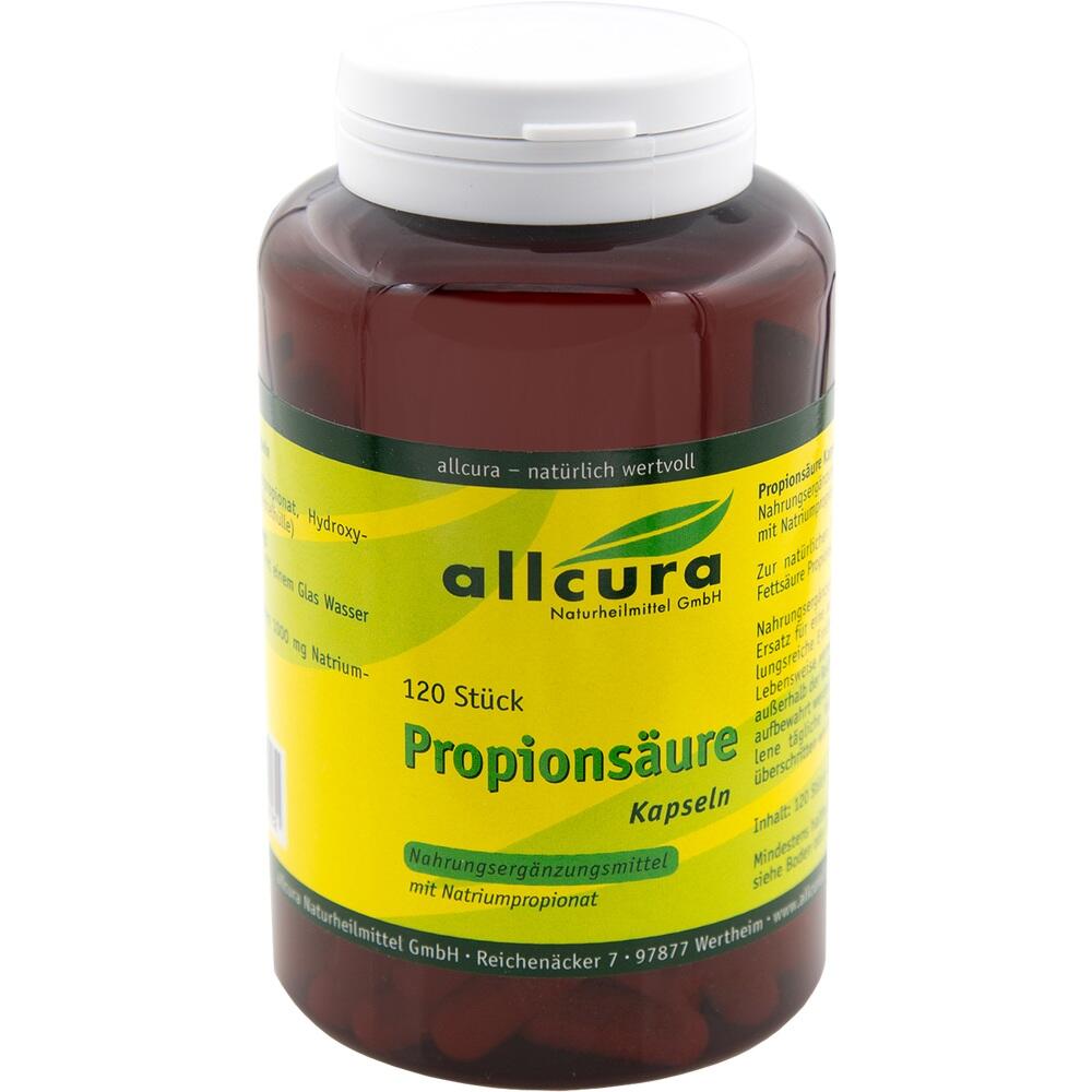 allcura Propionsäure 500 mg Kapseln 120 St Kapseln
