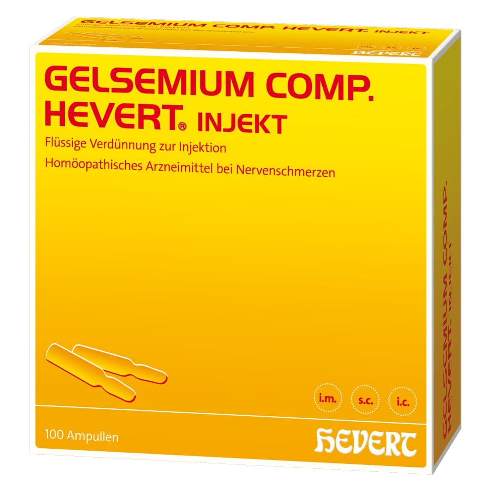GELSEMIUM COMP. HEVERT INJEKT 100 St Ampullen