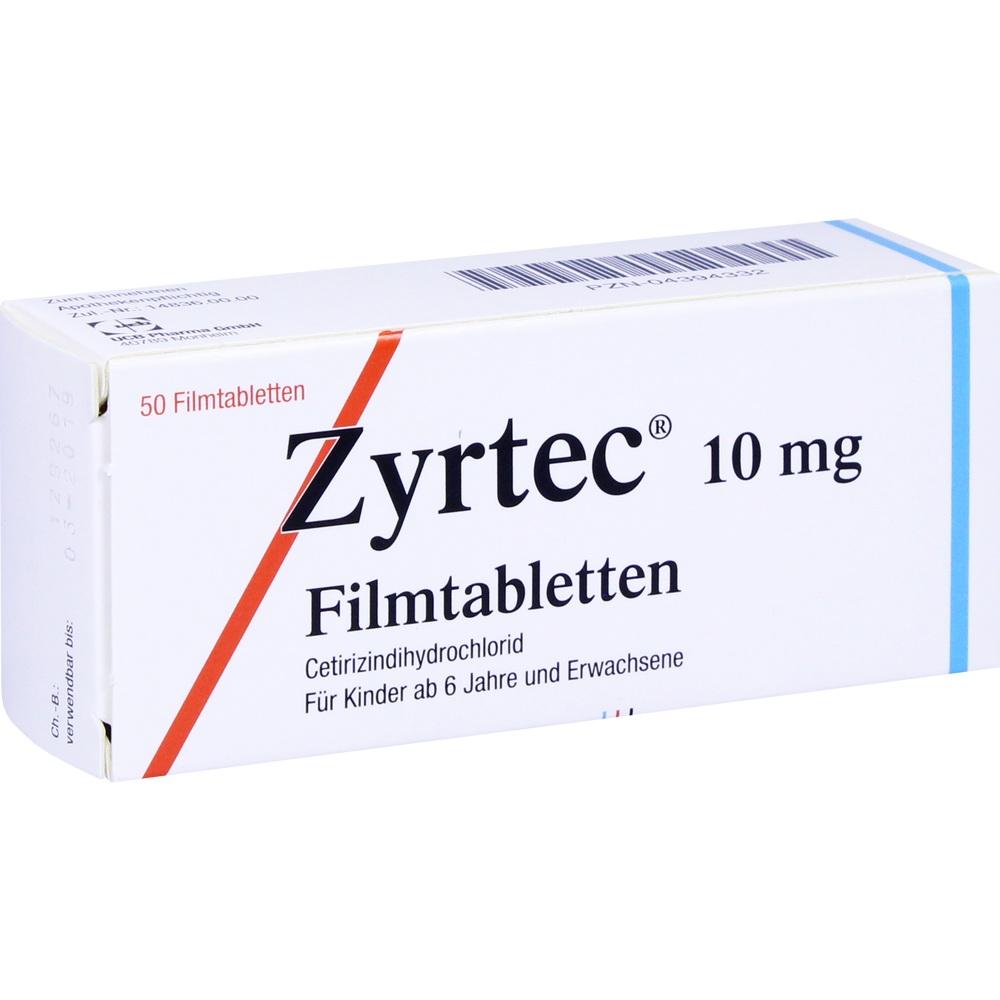 Zyrtec 10mg 50 St Filmtabletten