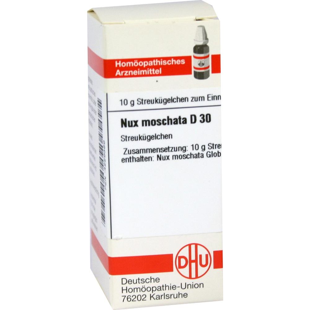 NUX MOSCHATA D 30 Globuli 10 g Globuli