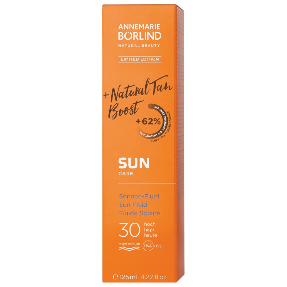 ANNEMARIE BÖRLIND Natural Tan Boost Sonnen-Fluid LSF 30 125 ml Lotion