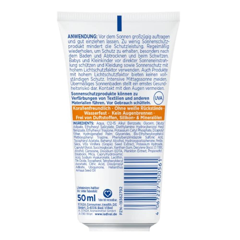 Ladival Empfindliche & Normale Haut Sonnenschutz-Lotion Gesicht LSF 30 50 ml Lotion