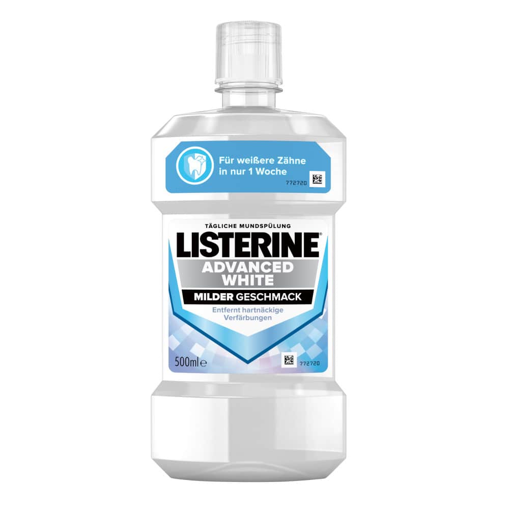 LISTERINE Advanced White Milder Geschmack  500 ml Lösung