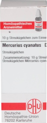 MERCURIUS CYANATUS D 12 Globuli 10 g Globuli