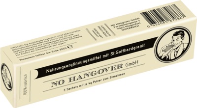 NO HANGOVER Gletschermilch Pulver 3X4 g Pulver