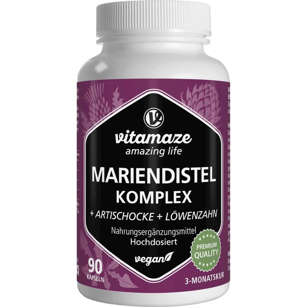 vitamaze MARIENDISTEL KOMPLEX + ARTISCHOCKE + LÖWENZAHN 90 St Kapseln