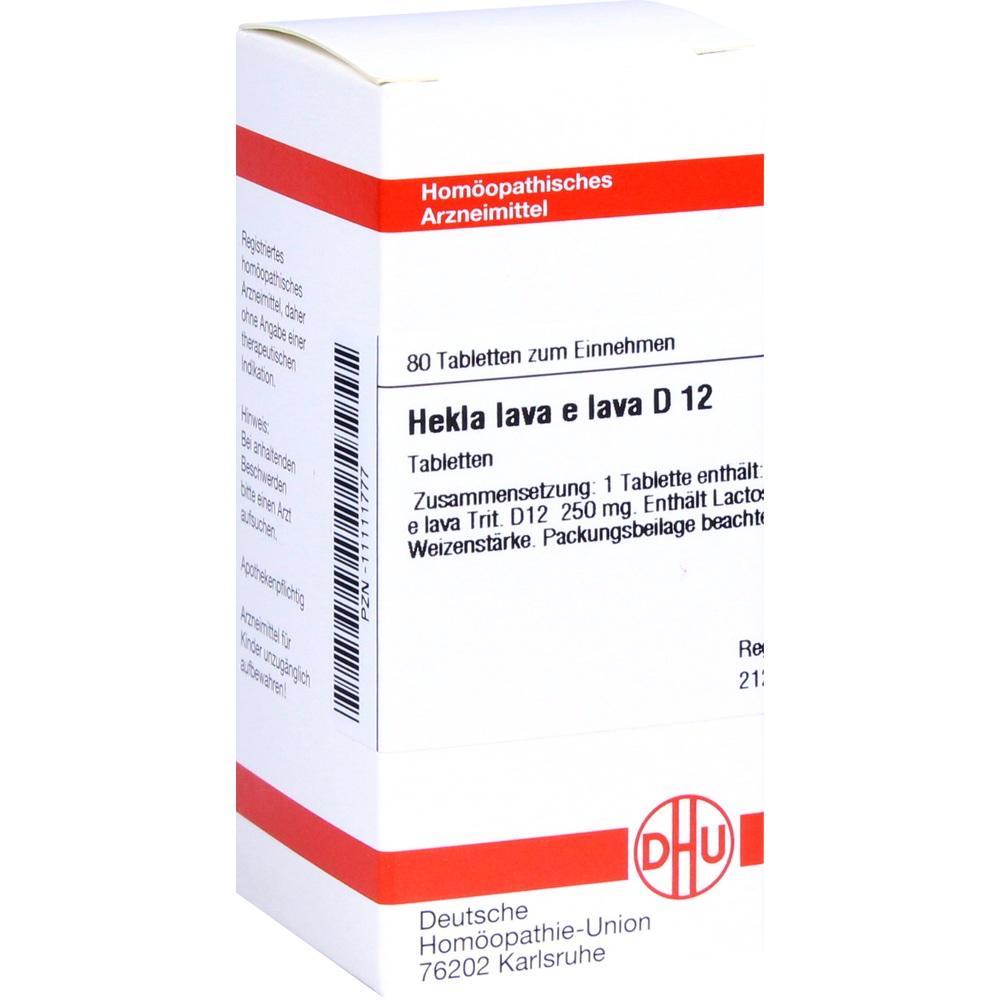 HEKLA lava e lava D 12  80 St Tabletten