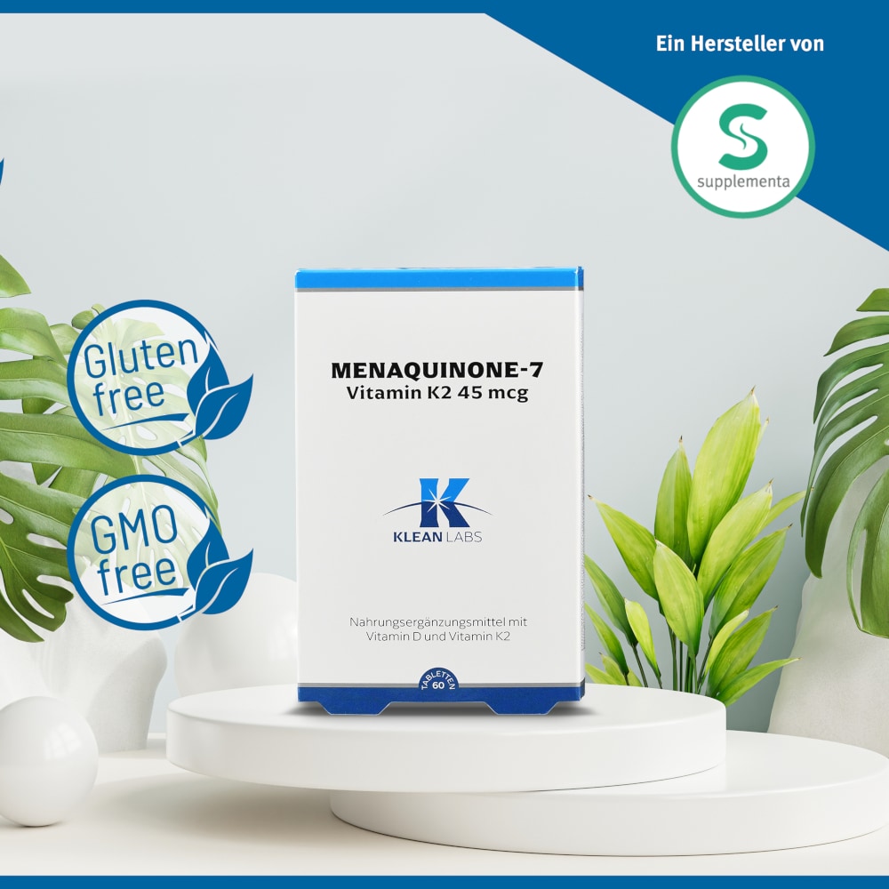 KLEAN LABS MENAQUINONE-7 Vitamin K2 60 St Tabletten