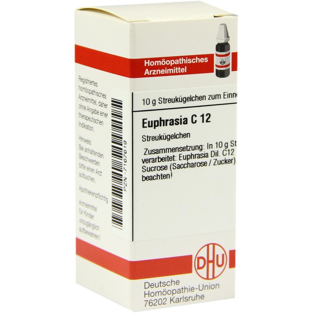 EUPHRASIA C 12 Globuli 10 g Globuli