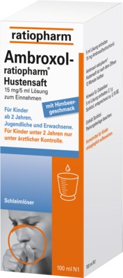 Ambroxol-ratiopharm Hustensaft 100 ml Lösung zum Einnehmen