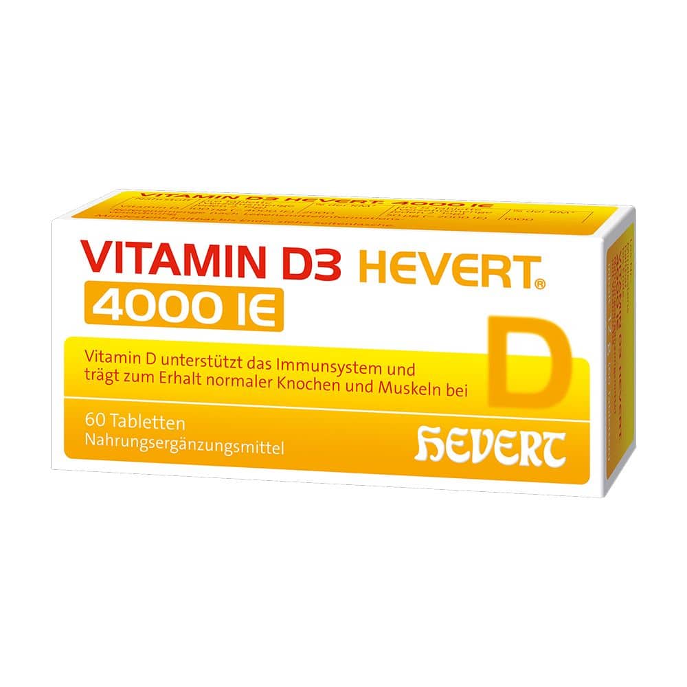 VITAMIN D3 HEVERT 4.000 I.E.  60 St Tabletten