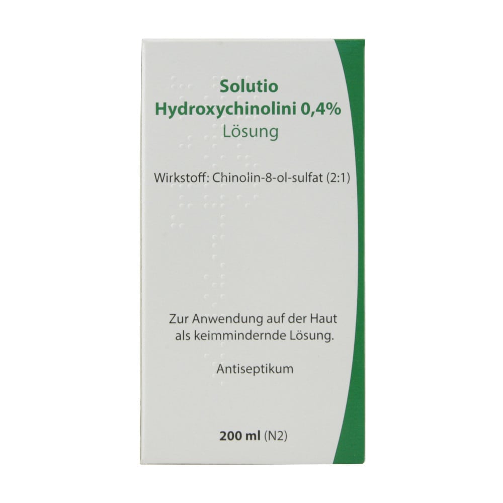 SOLUTIO Hydroxychinolini 0,4% Lösung 200 ml Lösung