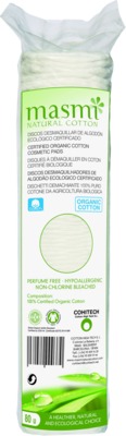BIO KOSMETIKPADS 100% Bio-Baumwolle MASMI 80 St
