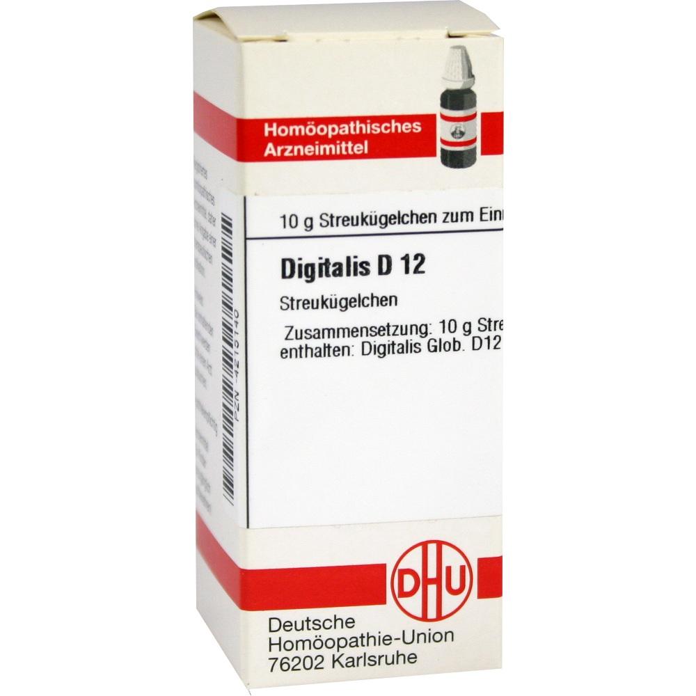 DIGITALIS D 12 Globuli 10 g Globuli