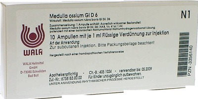 Medulla ossium Gl D6 Ampullen 10X1 ml Ampullen