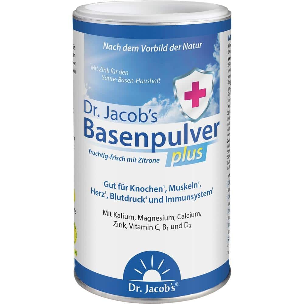Dr. Jacob's Basenpulver plus Basen-Citrat-Mineralstoffe
