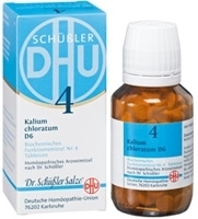 DHU Schüßler-Salz Nr. 4 Kalium chloratum D6  200 St Tabletten