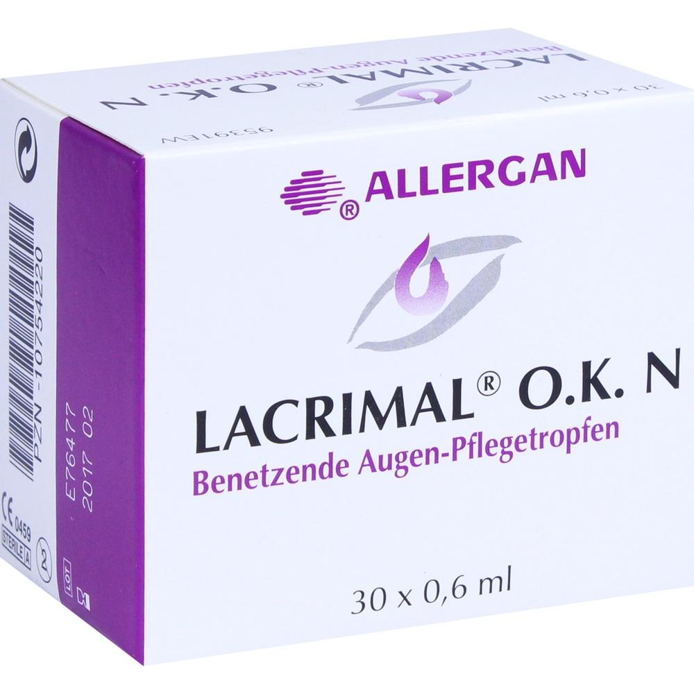 ALLERGAN LACRIMAL O.K. N Augentropfen 30X0.6 ml Augentropfen